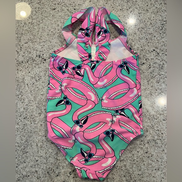 Osh Kosh Flamingo Swimsuit 4T - Picture 5 of 8